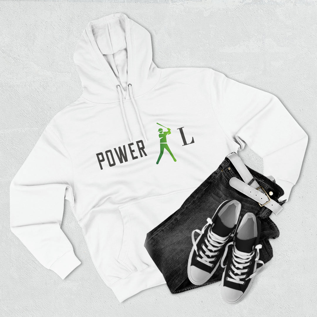 POWER L - Three-Panel Fleece Hoodie