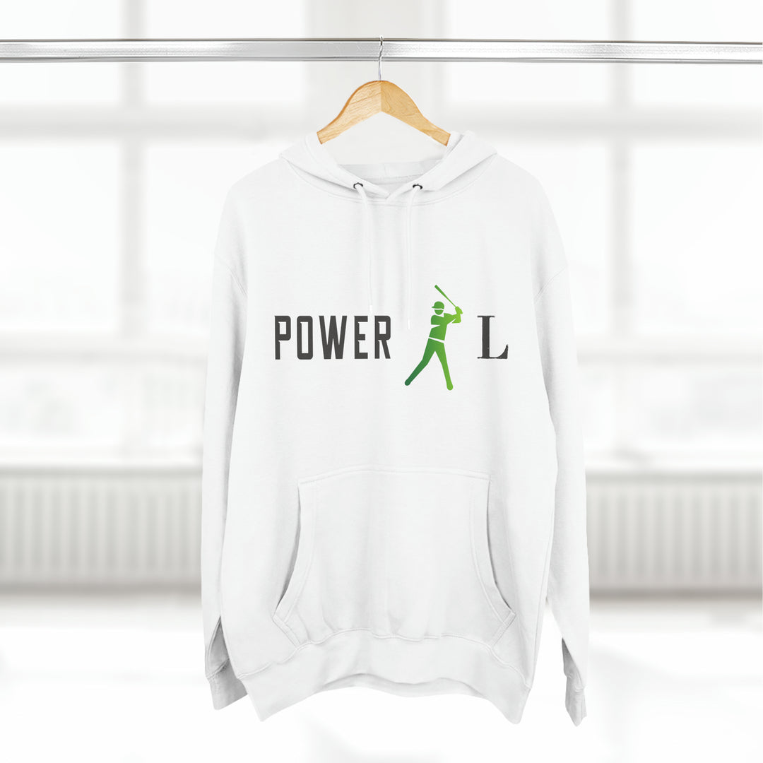 POWER L - Three-Panel Fleece Hoodie