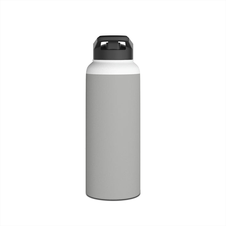 POWER L - Stainless Steel Water Bottle, Standard Lid GREY (VERTICAL LOGO)