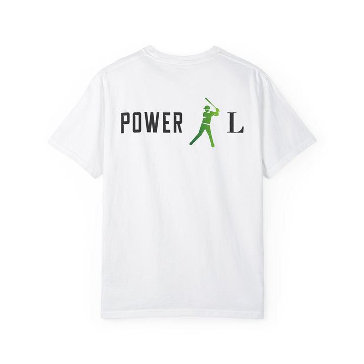 POWER L - Unisex Garment-Dyed T-shirt (Logo on Back Exclusively)