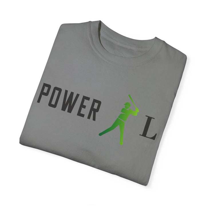 POWER L - Unisex Garment-Dyed T-shirt