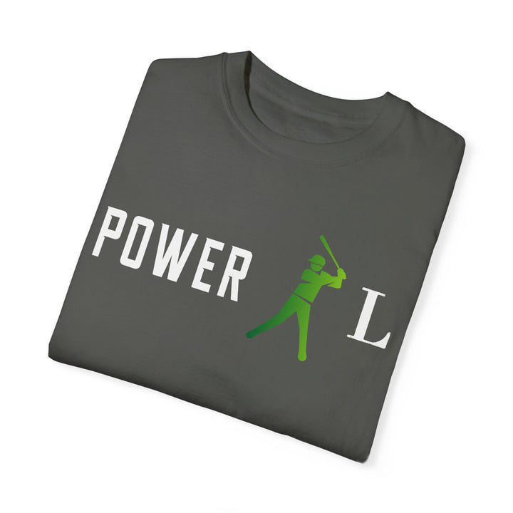 POWER L - Unisex Garment-Dyed T-shirt