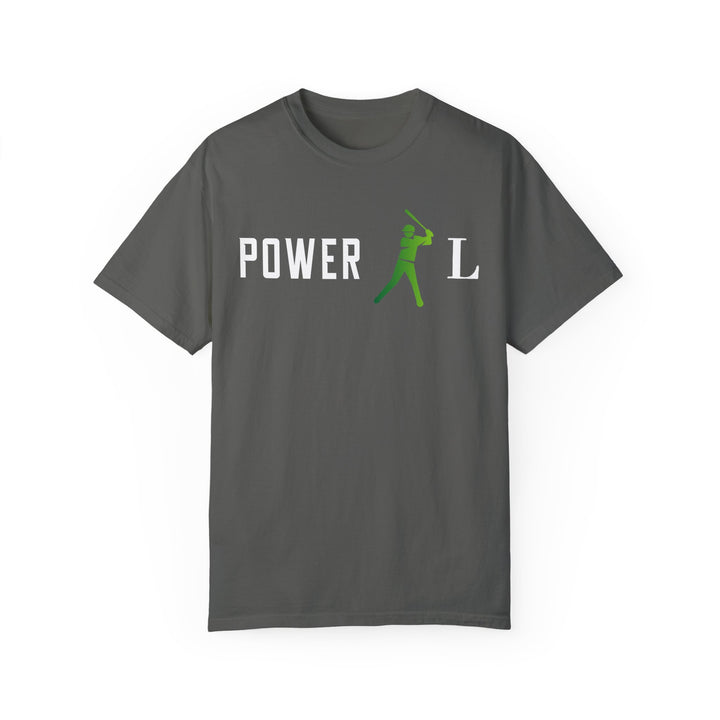 POWER L - Unisex Garment-Dyed T-shirt