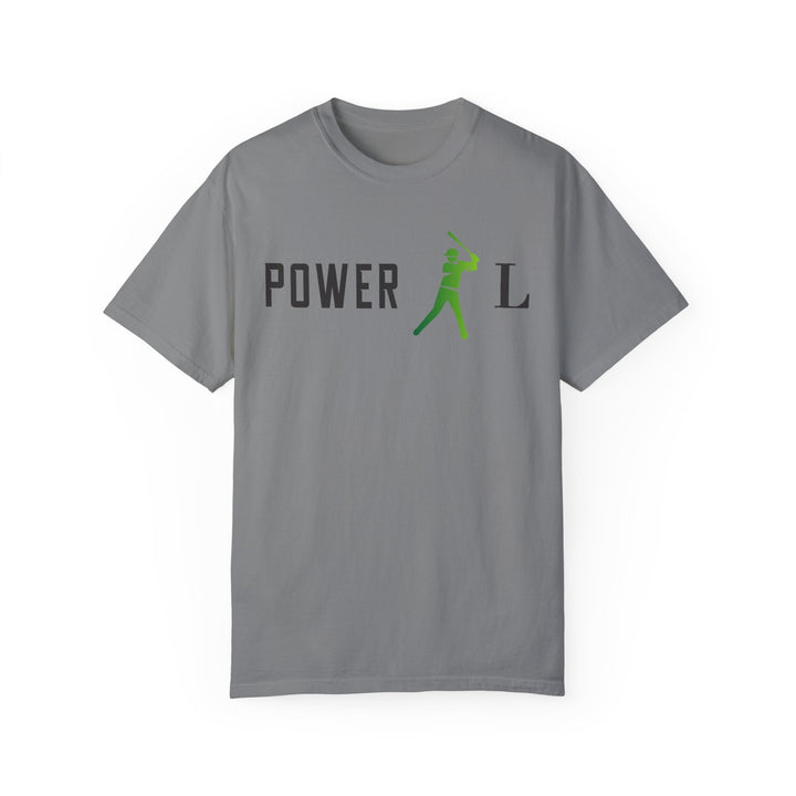 POWER L - Unisex Garment-Dyed T-shirt