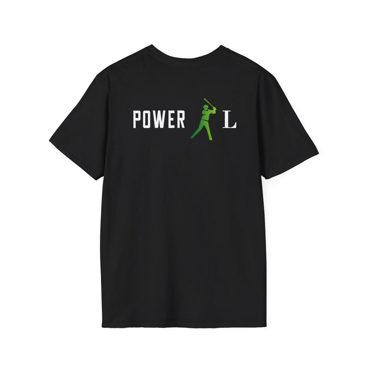 POWER L - Unisex Softstyle T-Shirt (Logo on Back Exclusively)