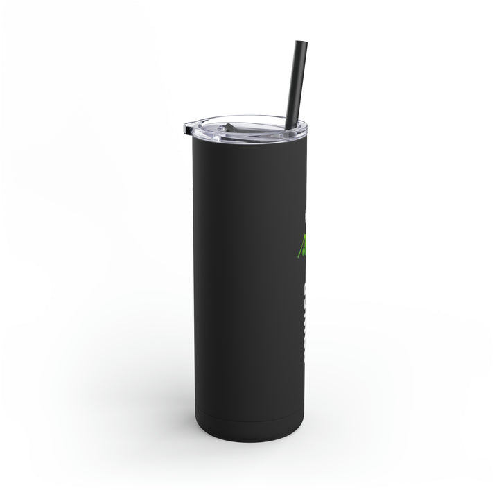 POWER L Maars Maker Skinny Matte Tumbler, 20oz (VERTICAL LOGO)