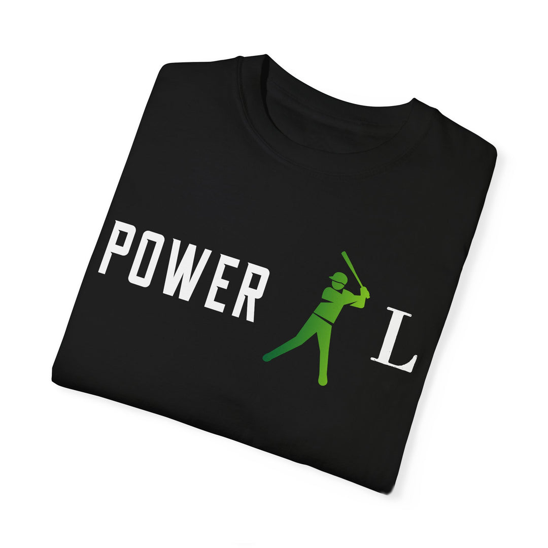 POWER L - Unisex Garment-Dyed T-shirt