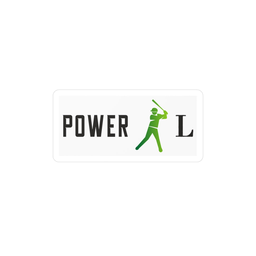 POWER L Kiss-Cut Vinyl Decals