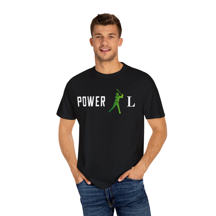 POWER L - Unisex Garment-Dyed T-shirt