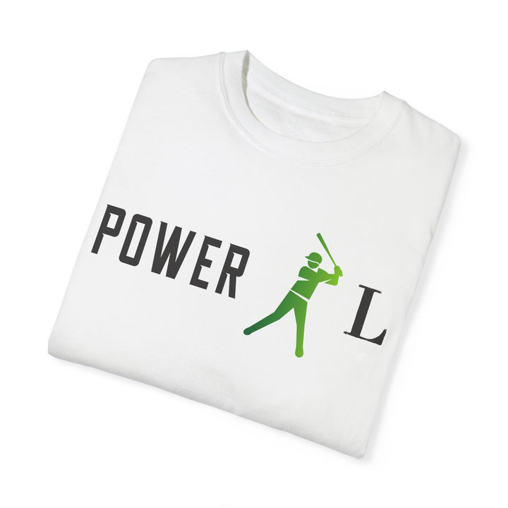 POWER L - Unisex Garment-Dyed T-shirt