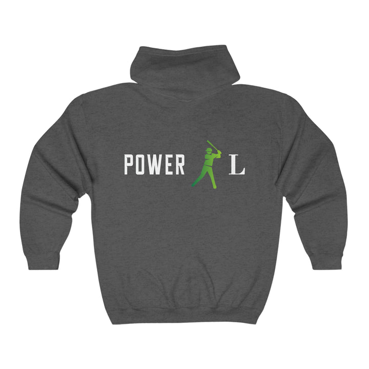 POWER L - Unisex Heavy Blend™ Full Zip Hooded Sweatshirt