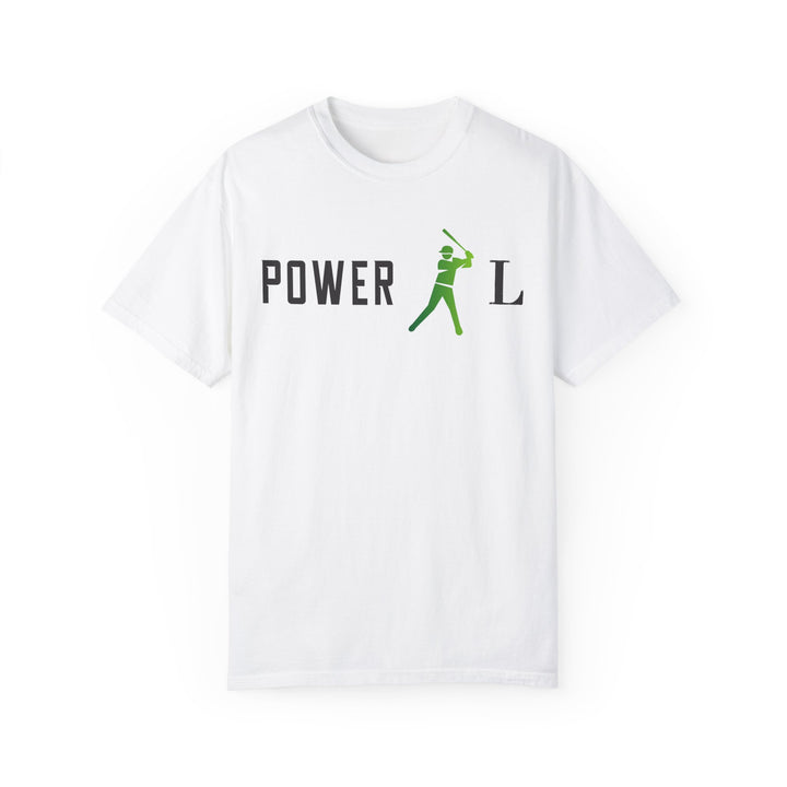 POWER L - Unisex Garment-Dyed T-shirt