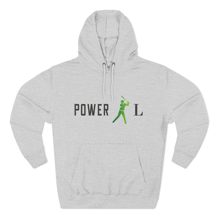 POWER L - Three-Panel Fleece Hoodie