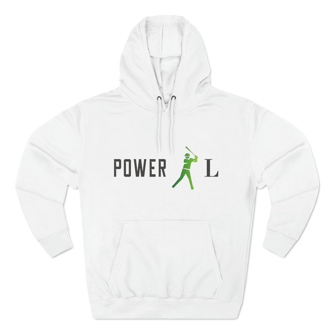 POWER L - Three-Panel Fleece Hoodie