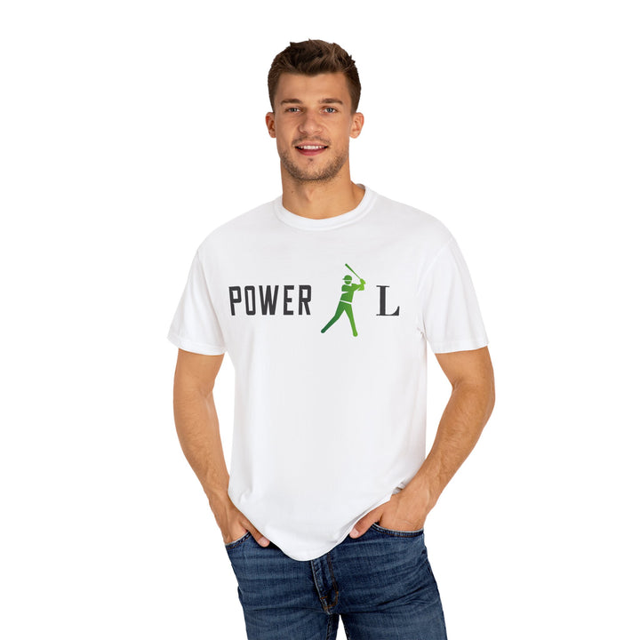 POWER L - Unisex Garment-Dyed T-shirt