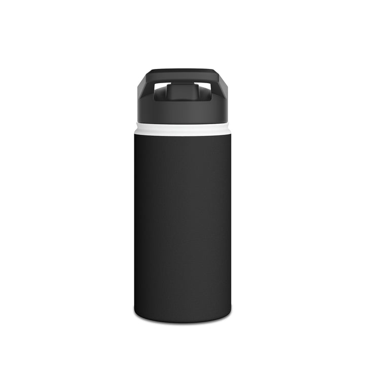 POWER L - Stainless Steel Water Bottle, Standard Lid BLACK (HORIZONTAL LOGO)