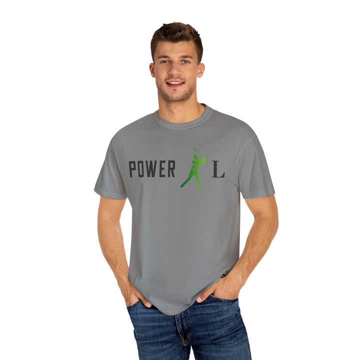 POWER L - Unisex Garment-Dyed T-shirt