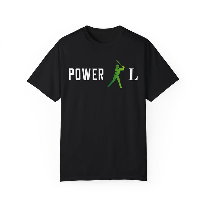 POWER L - Unisex Garment-Dyed T-shirt